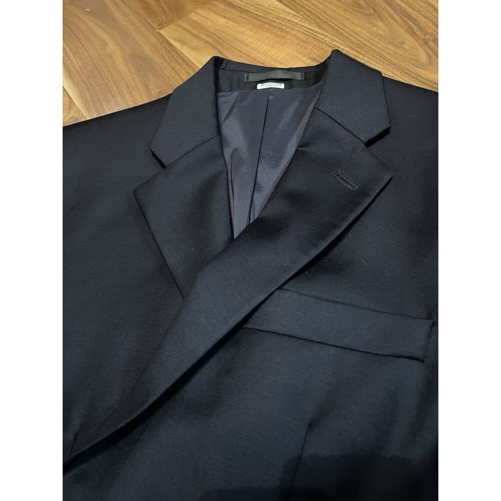 Lauren Ralph Lauren Blazer Men’s 38R Navy Blue 100% Wool Suit Blue Buttons Macys